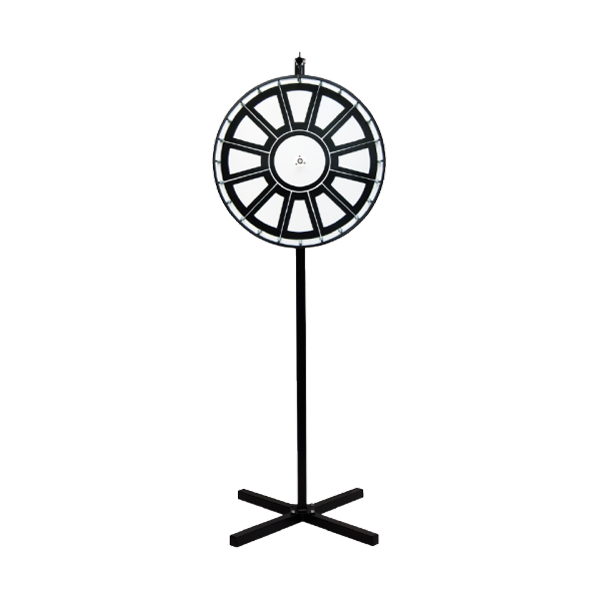 Insert Your Own Graphics Prize Wheel with Black Magnetic Frames