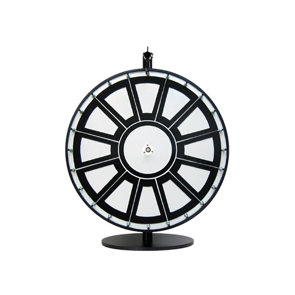 Insert Your Own Graphics Prize Wheel with Black Magnetic Frames