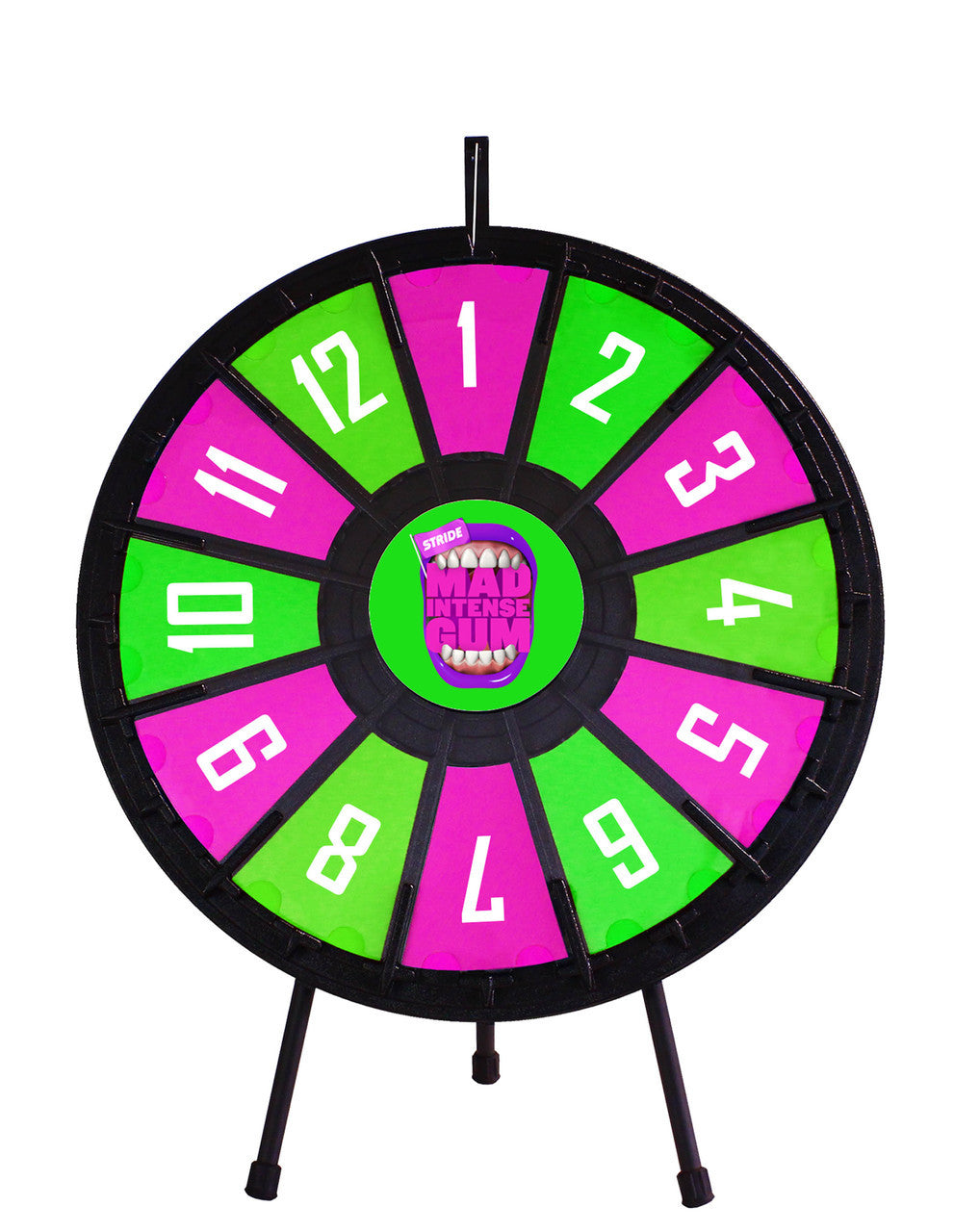 Lightweight Insert Your Own Graphics Prize Wheels
