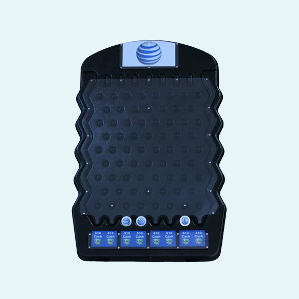 Lightweight Plastic Plinko Game with 3 Playing Pucks