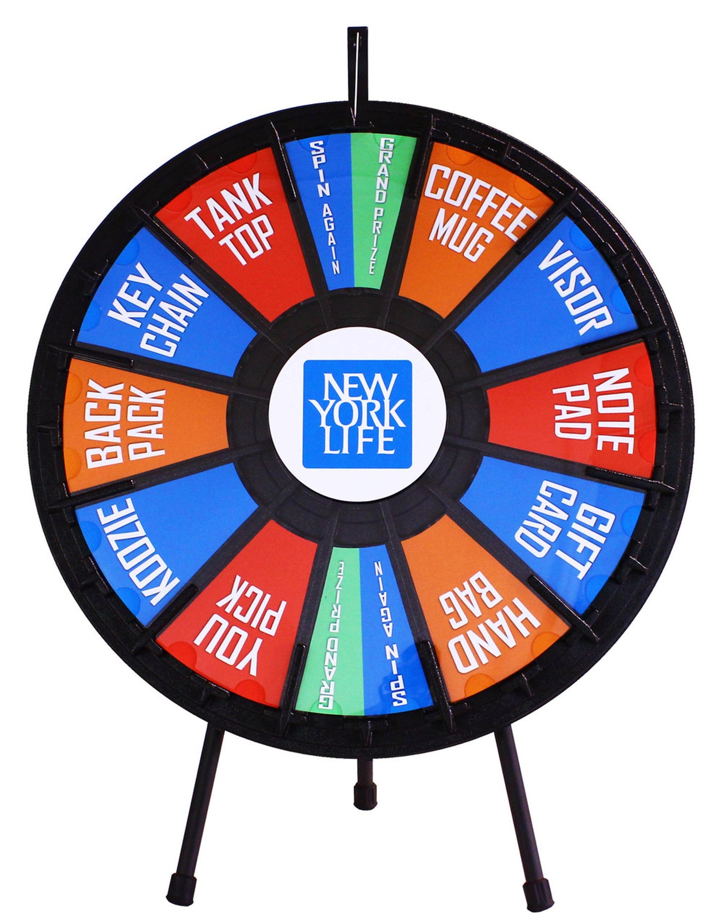 Lightweight Insert Your Own Graphics Prize Wheels