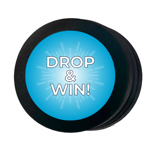Pucks for 'Drop and Win' Plinko (set of 6)