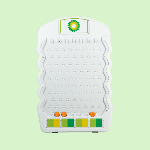 Lightweight Plastic Plinko Game with 3 Playing Pucks