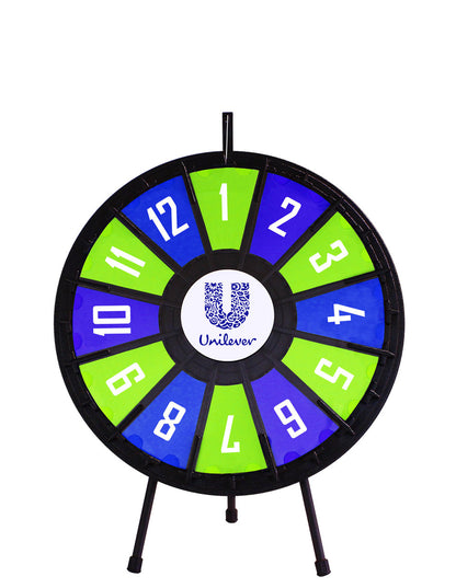 Lightweight Insert Your Own Graphics Prize Wheels