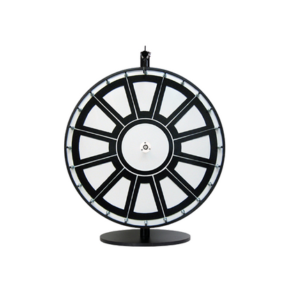 Insert Your Own Graphics Prize Wheel with Black Magnetic Frames