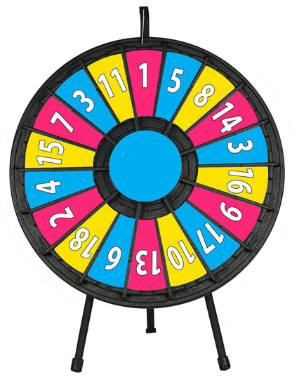 Lightweight Insert Your Own Graphics Prize Wheels