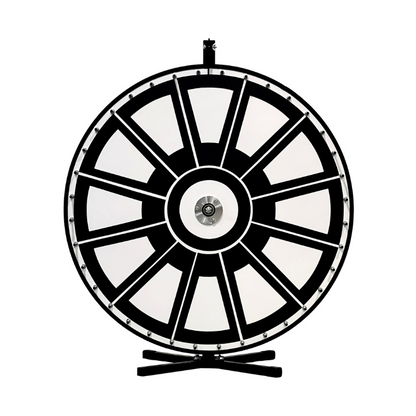 Insert Your Own Graphics Prize Wheel with Black Magnetic Frames