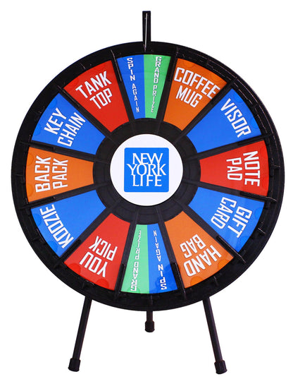 Lightweight Insert Your Own Graphics Prize Wheels